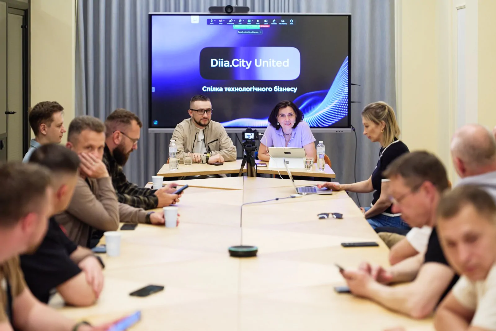 Зображення — зустріч Сергія Стерненк з учасниками Спілки Diia.City United